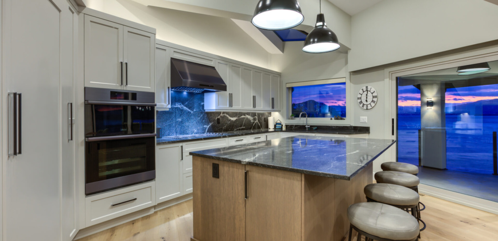 Kitchen remodel. New custom cabinets, new custom island, new applances.